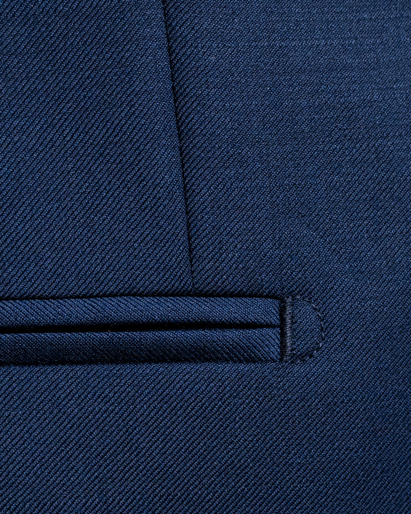 Abito Bernini Blu Pavone con Gilet