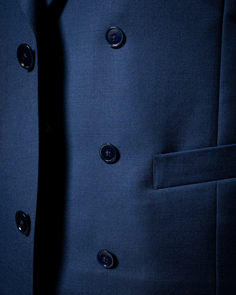 Abito Bernini Blu Pavone con Gilet