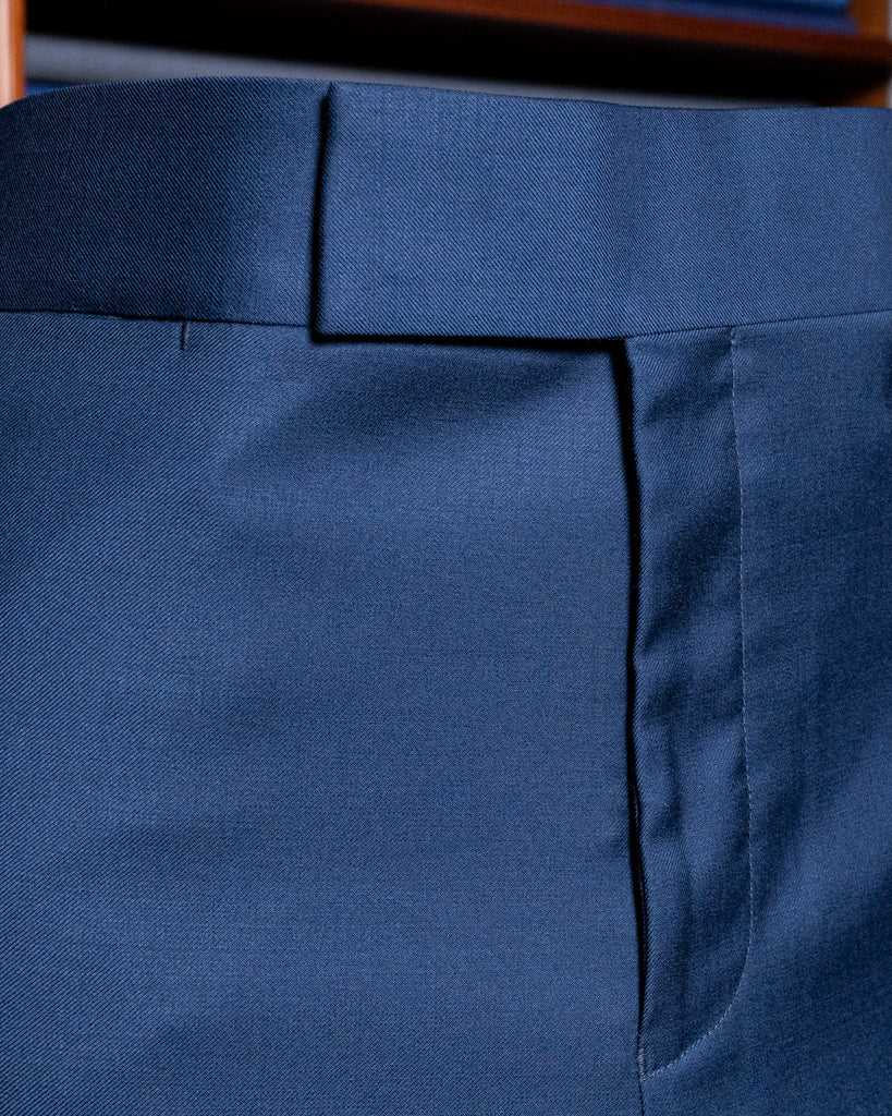 Abito Bernini Blu Pavone con Gilet