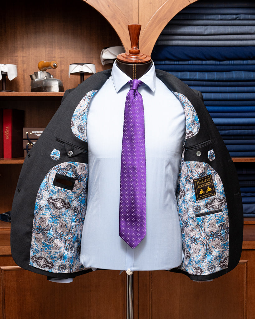 Bernini Matte Dark Grey Suit