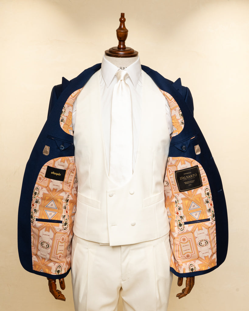 Bernini Royal Blue suit with Vest
