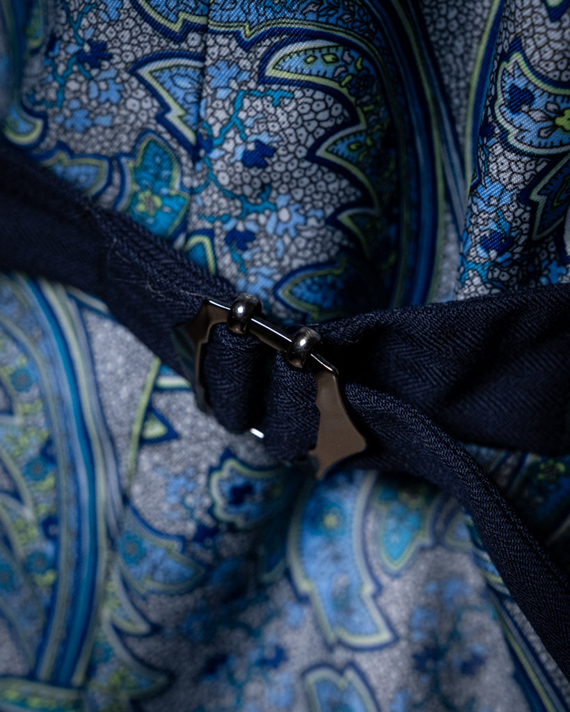 Gilet Spinato Blu Navy