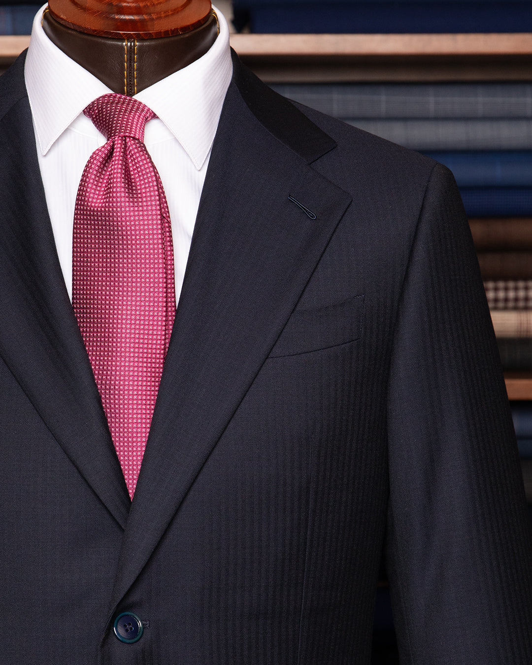 Abito Business Giotto Blu Scuro Spinato