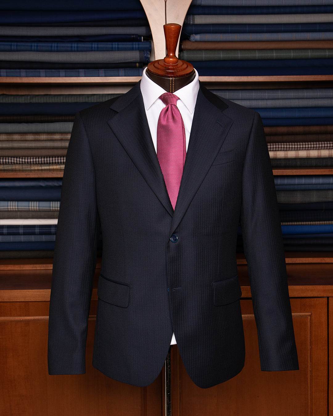 Abito Business Giotto Blu Scuro Spinato