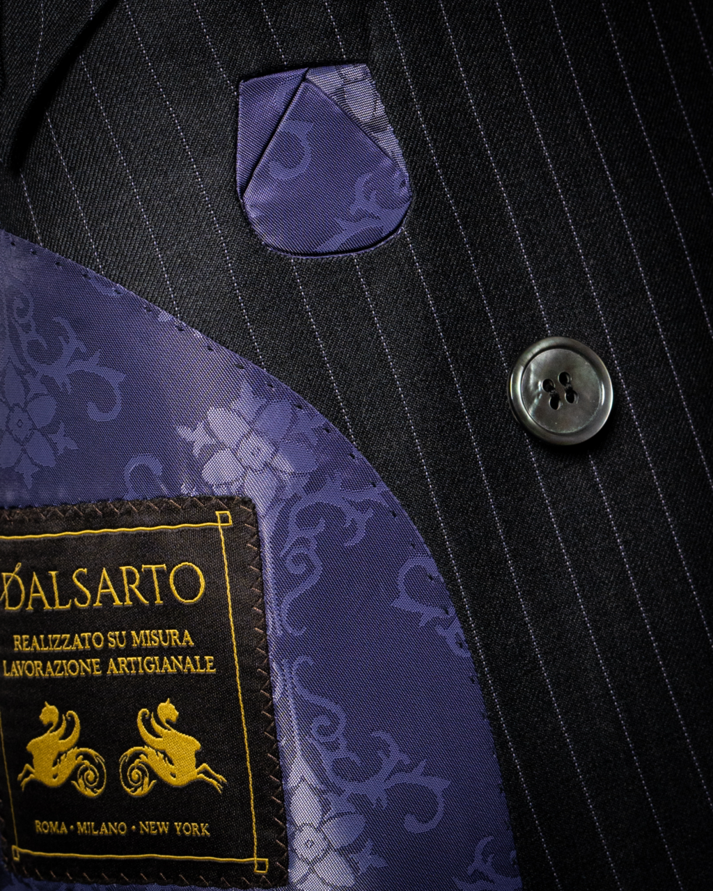 Abito Canova Gessato Grigio Fumo di Londra con Gilet