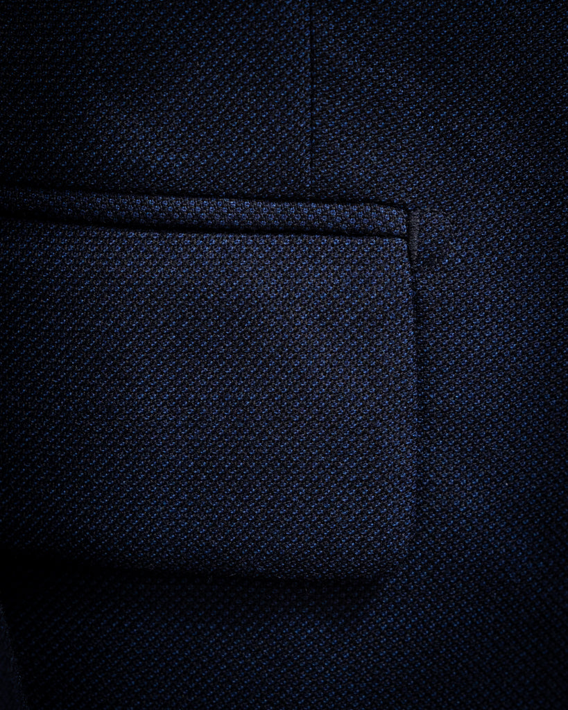 Abito Canova Hopsack Blu Scuro