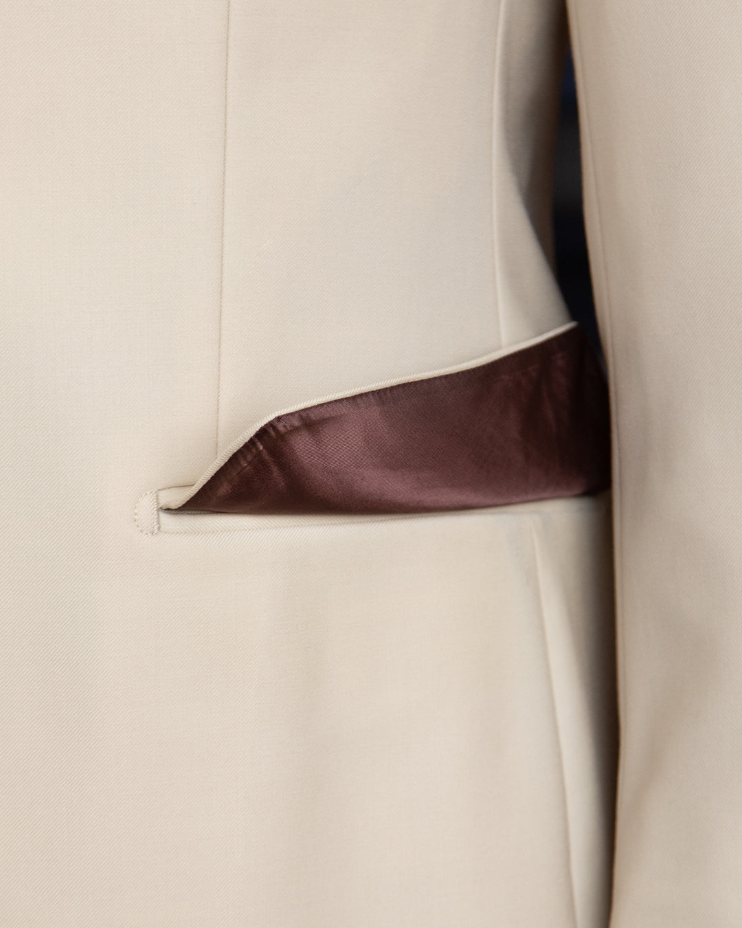 Giotto Beige Biscuit Suit with Vest