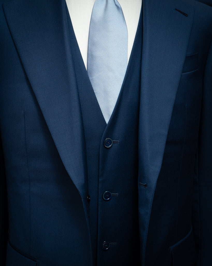 Abito Giotto Blu Pavone con Gilet