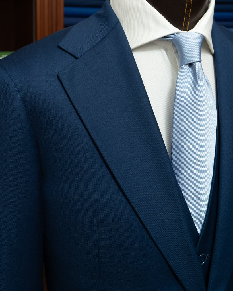 Abito Giotto Blu Pavone con Gilet