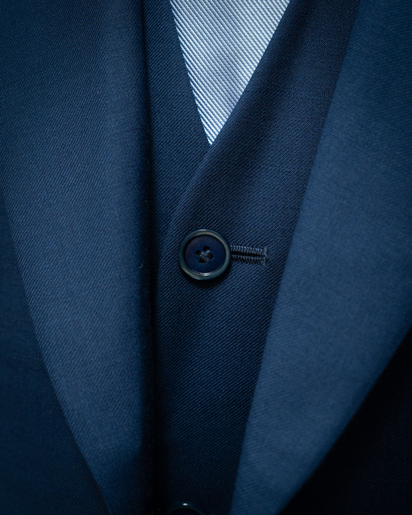 Abito Giotto Blu Pavone con Gilet
