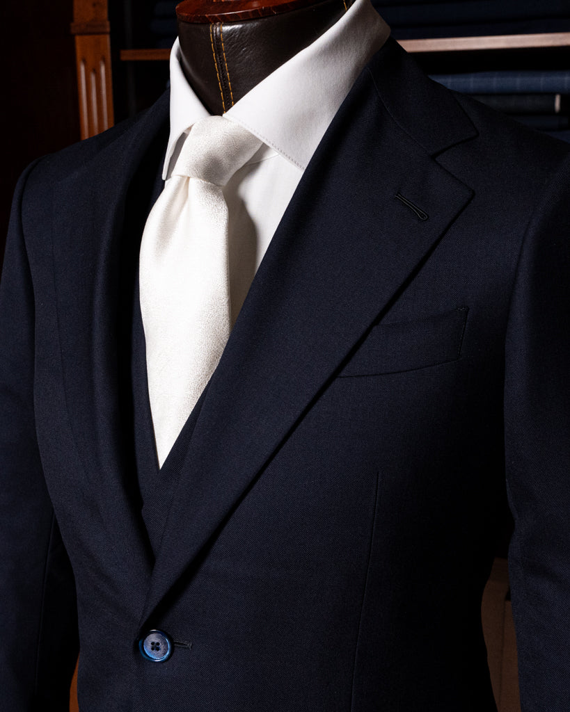 Abito Giotto Blu Petrolio Scuro con Gilet
