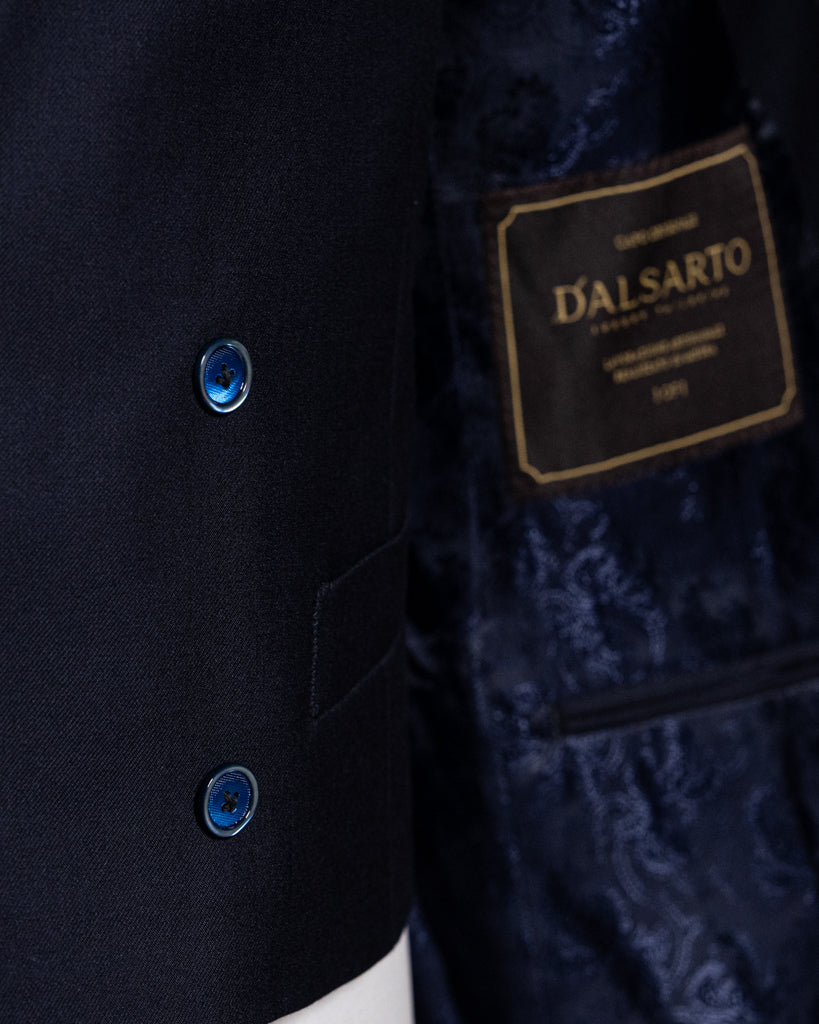 Abito Giotto Blu Petrolio Scuro con Gilet