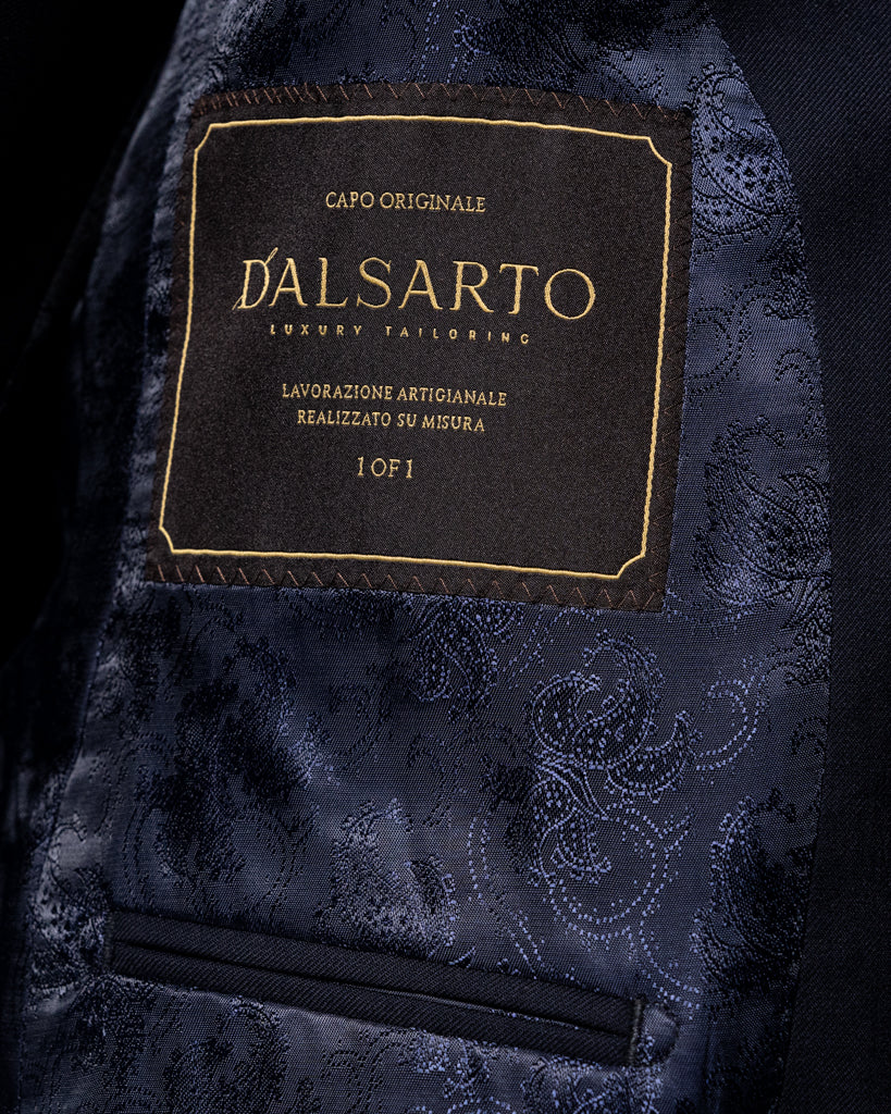 Abito Giotto Blu Petrolio Scuro con Gilet