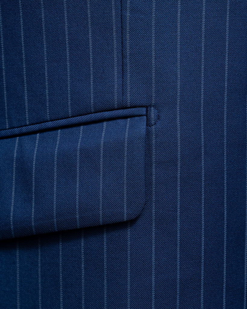 Giotto Royal Blue Pinstripe Suit