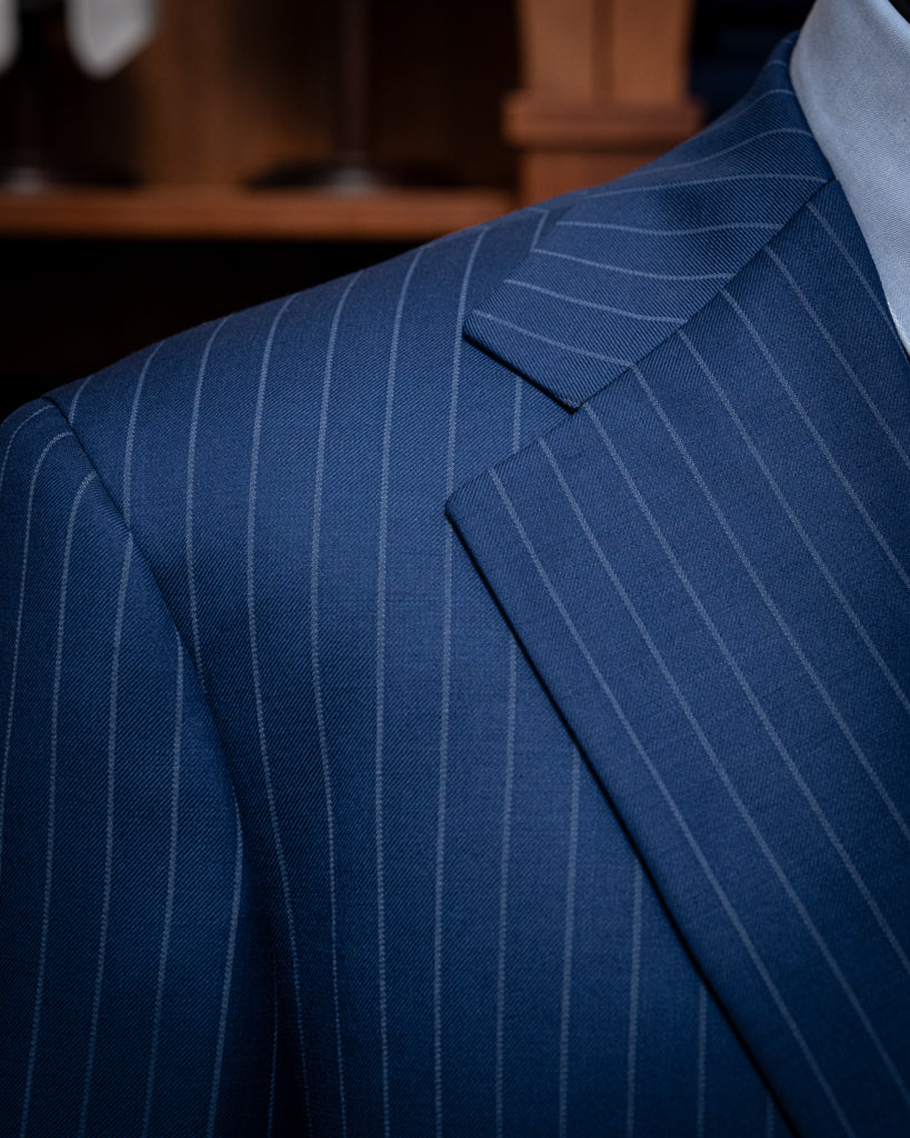 Giotto Royal Blue Pinstripe Suit