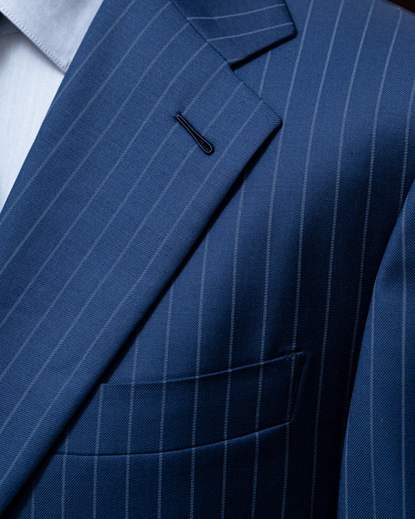 Giotto Royal Blue Pinstripe Suit
