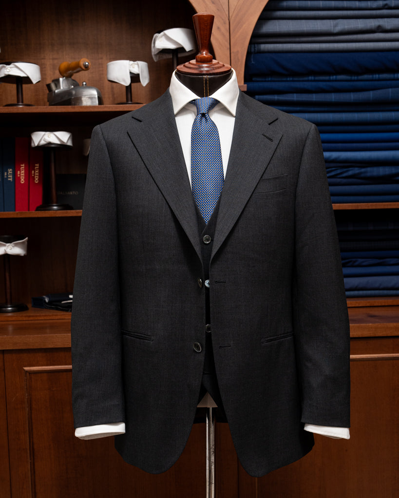 Abito Giotto Charcoal Gray con Gilet