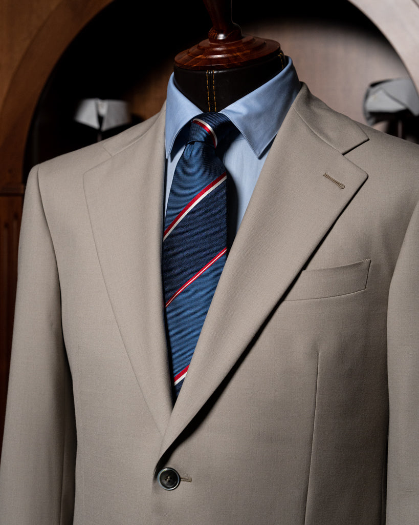 Abito Giotto Grigio Beige con Gilet