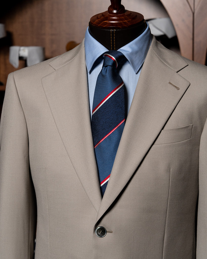 Abito Giotto Grigio Beige con Gilet