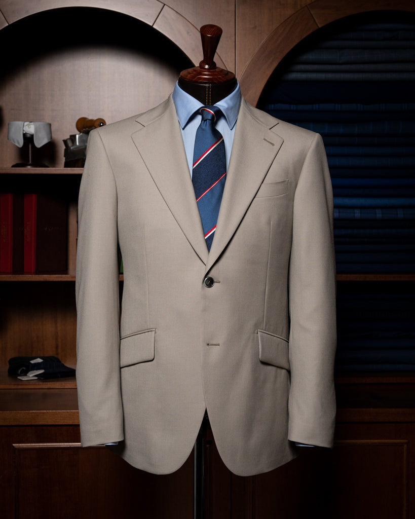 Abito Giotto Grigio Beige con Gilet