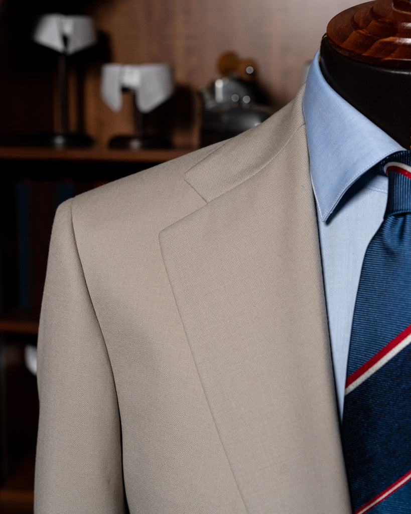 Abito Giotto Grigio Beige con Gilet