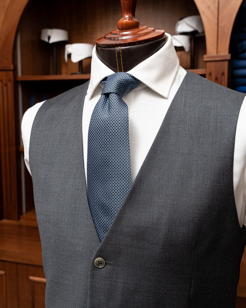 Abito Giotto Grigio Medio con Gilet