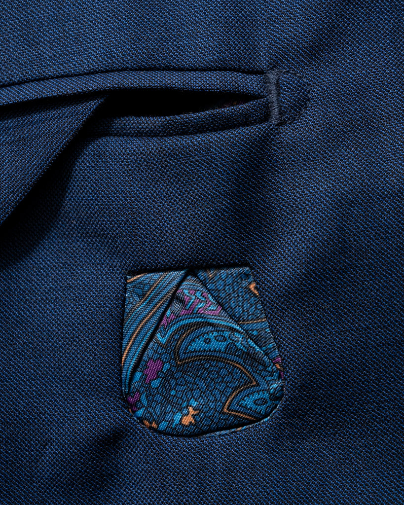 Abito Giotto in Twill Blu Notte