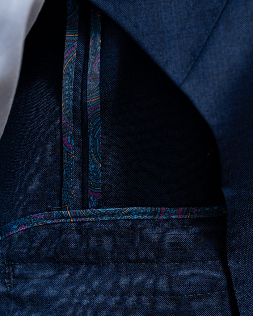 Abito Giotto in Twill Blu Notte