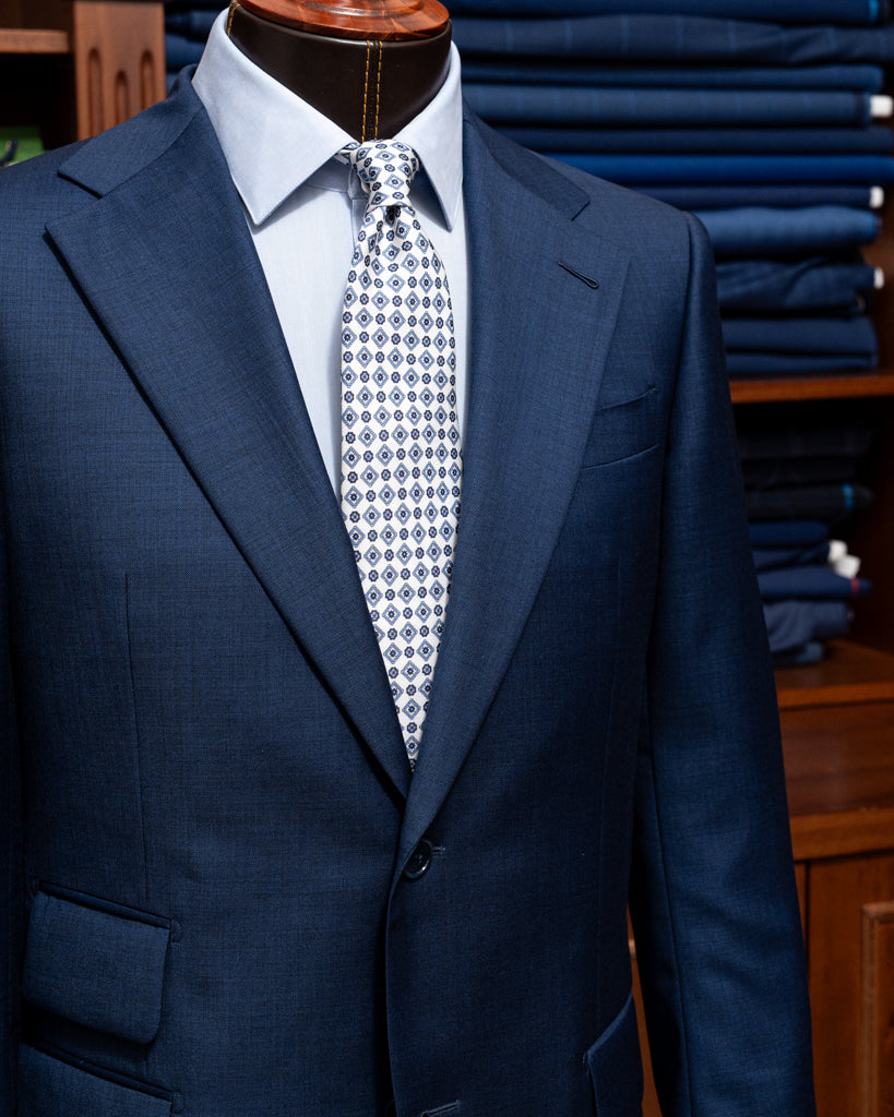Abito Giotto in Twill Blu Notte