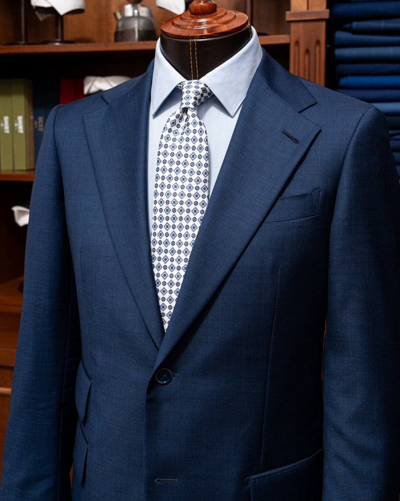 Abito Giotto in Twill Blu Notte