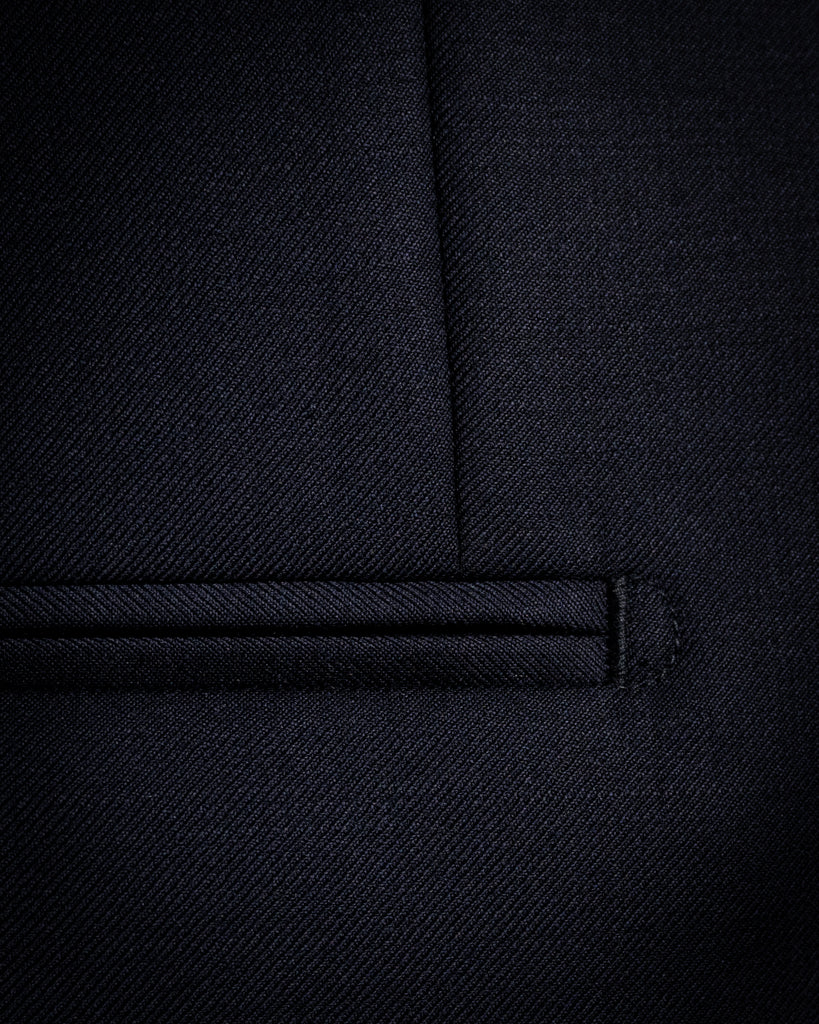 Abito Giotto Navy Blue con Gilet Argento