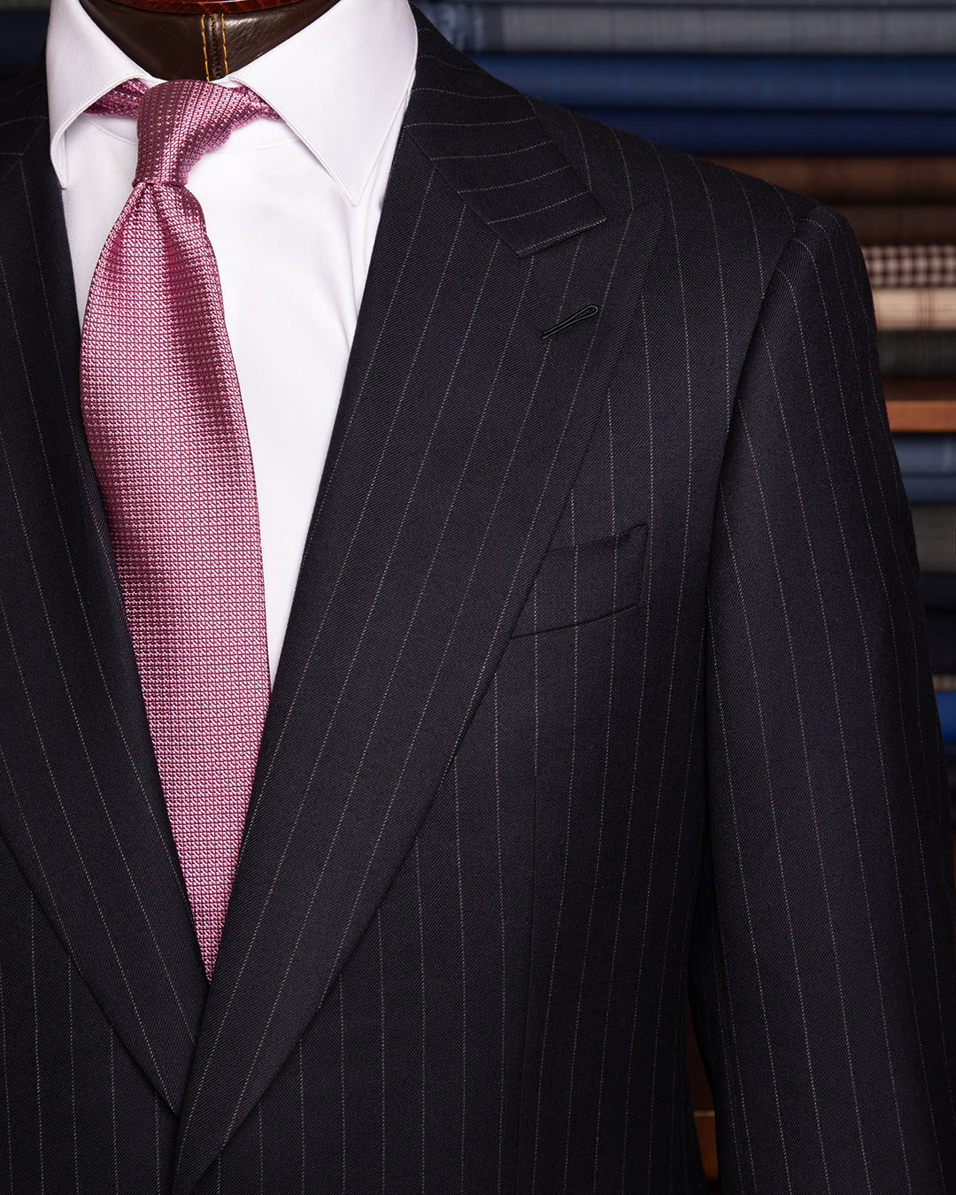 Abito Modernico Gessato Deep Blue