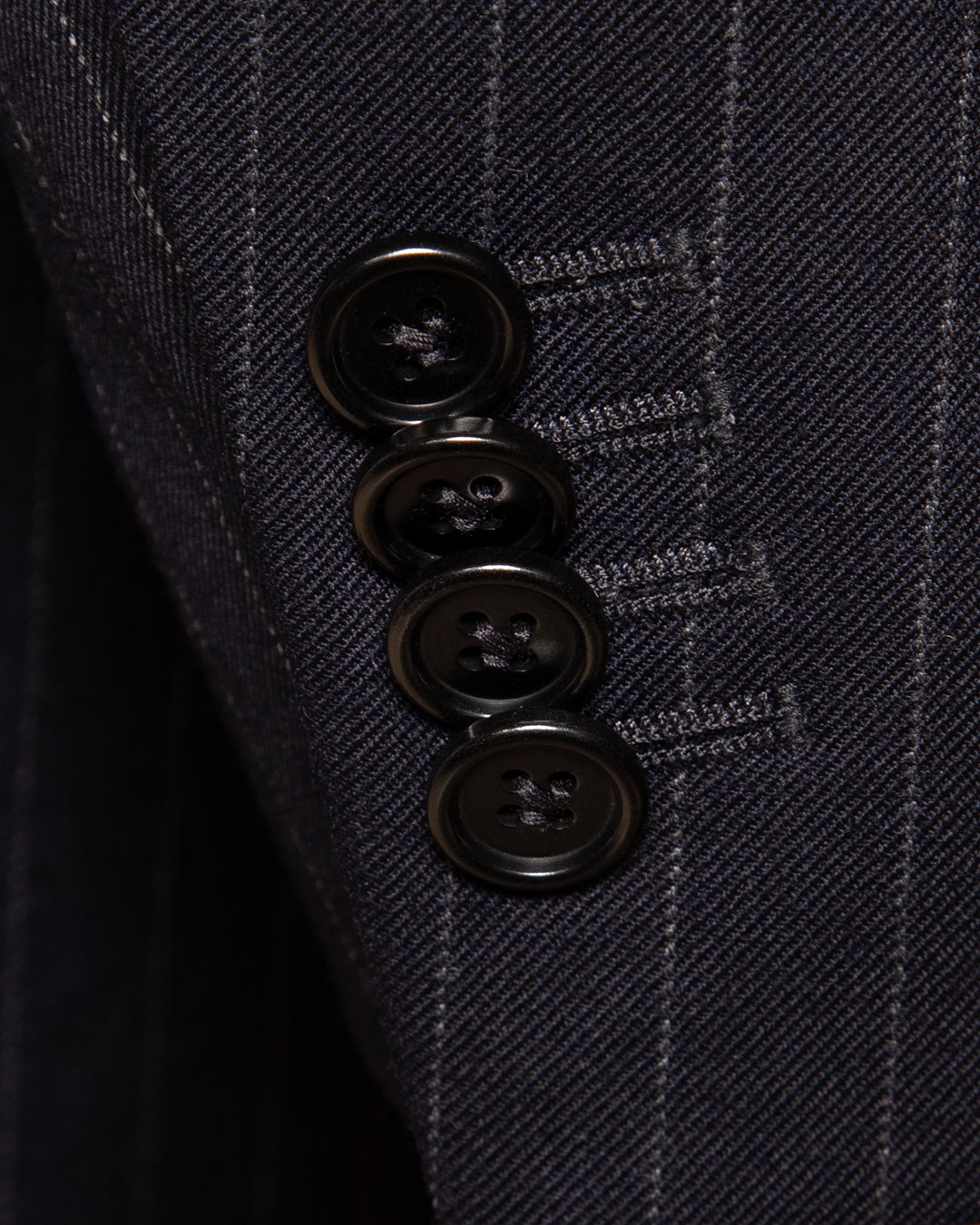 Abito Modernico Gessato Deep Blue