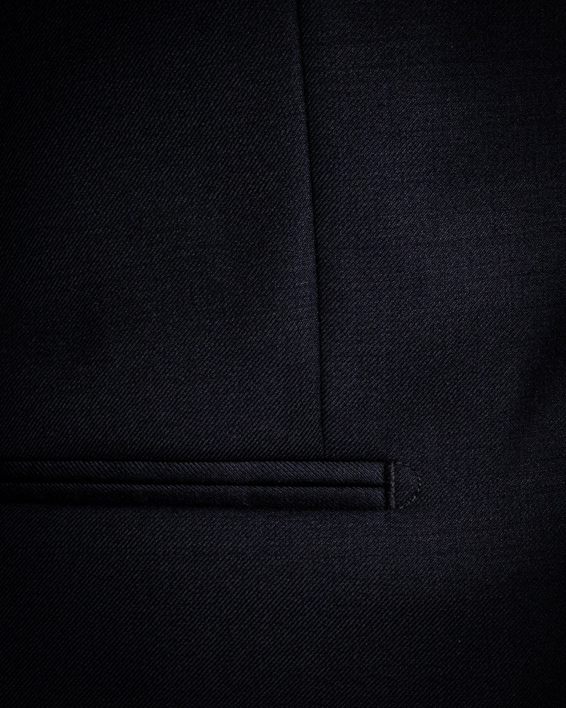 Modernico Navy Blue Suit with White Vest
