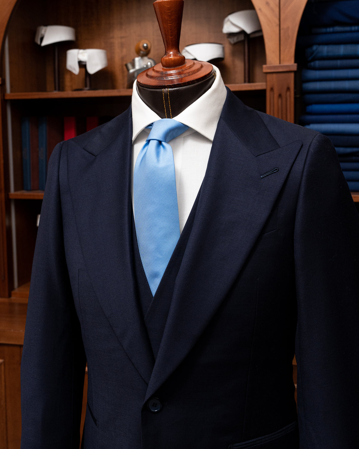 Midnight Blue Modernico Suit with Vest