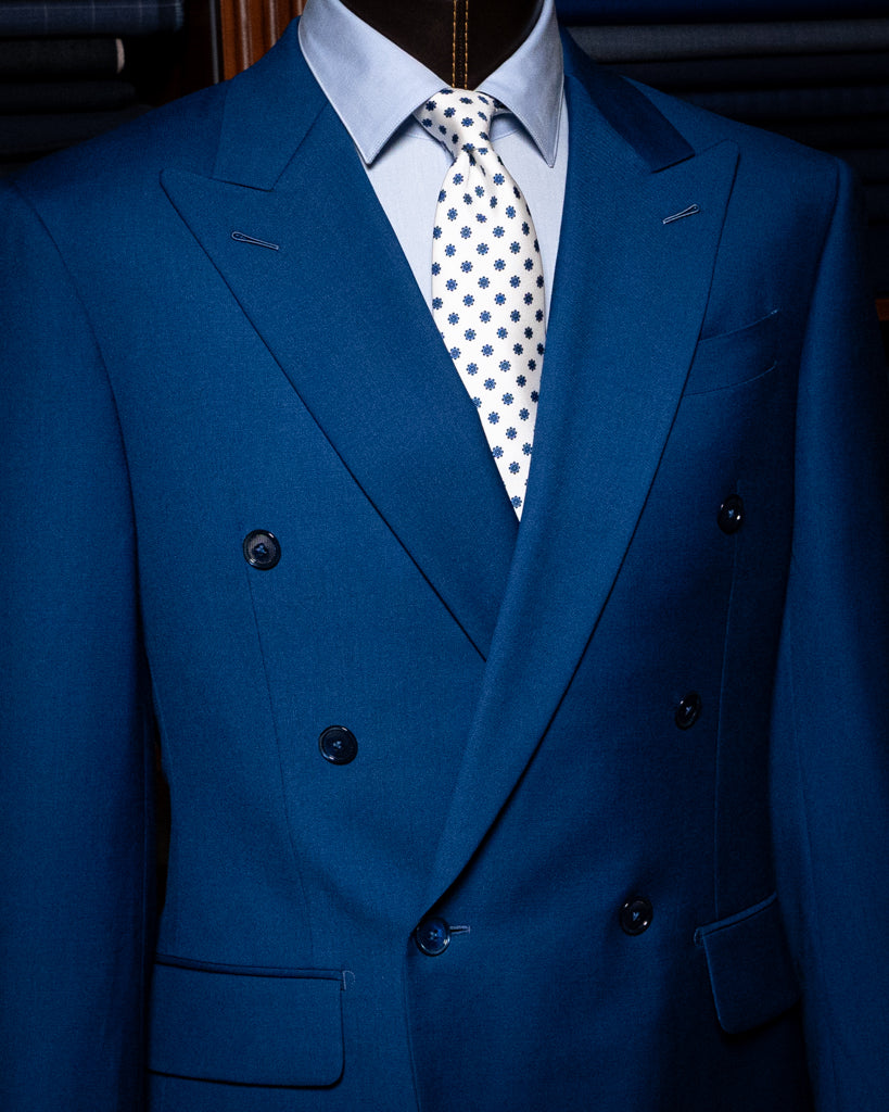 Light Navy Blue Perugino Suit