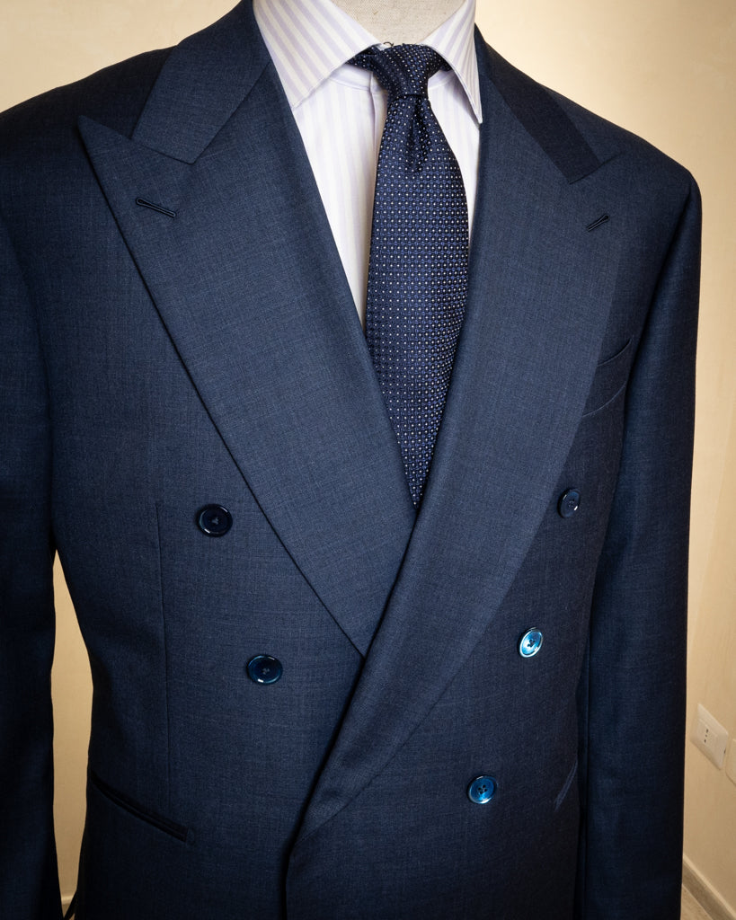 Abito Perugino Twill Blue Navy