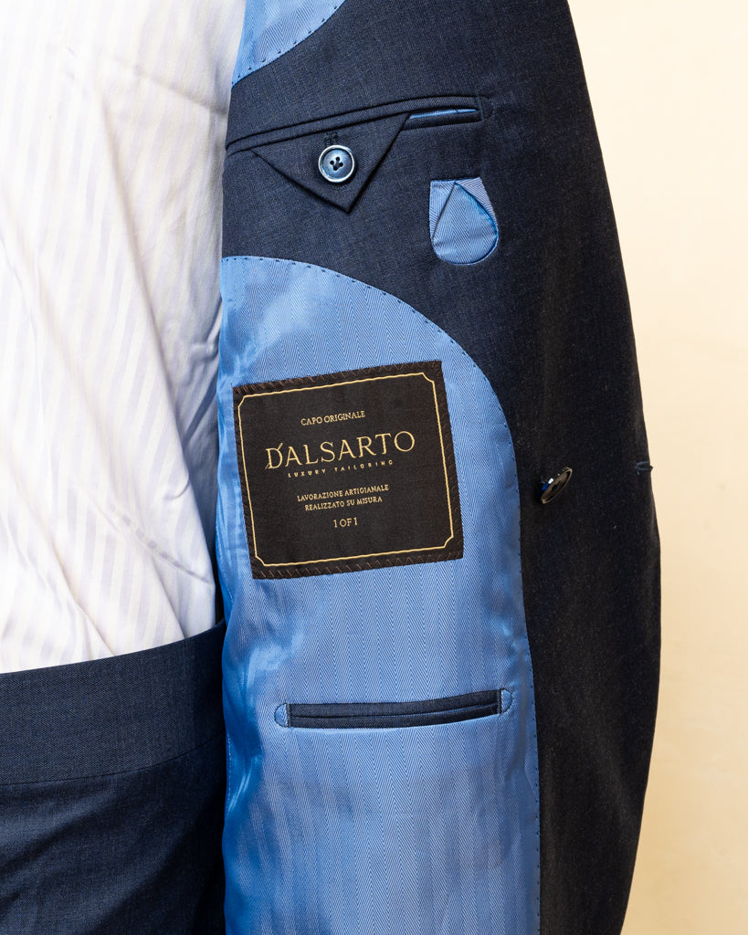 Abito Perugino Twill Blue Navy