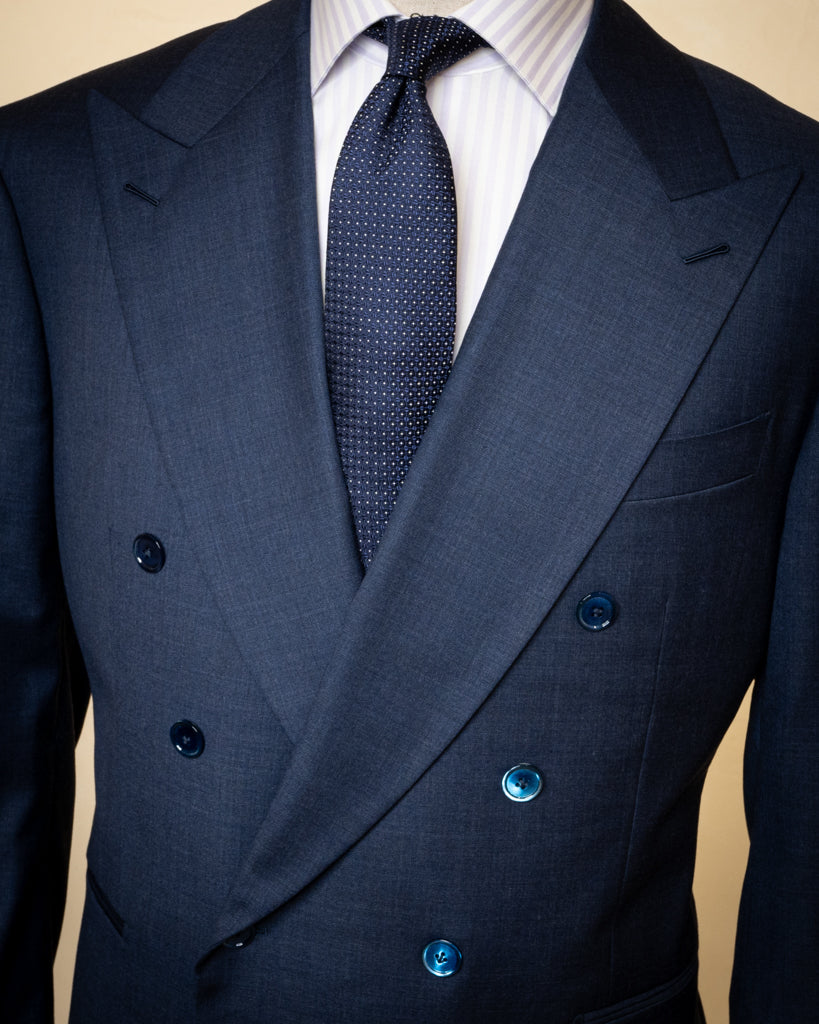 Abito Perugino Twill Blue Navy