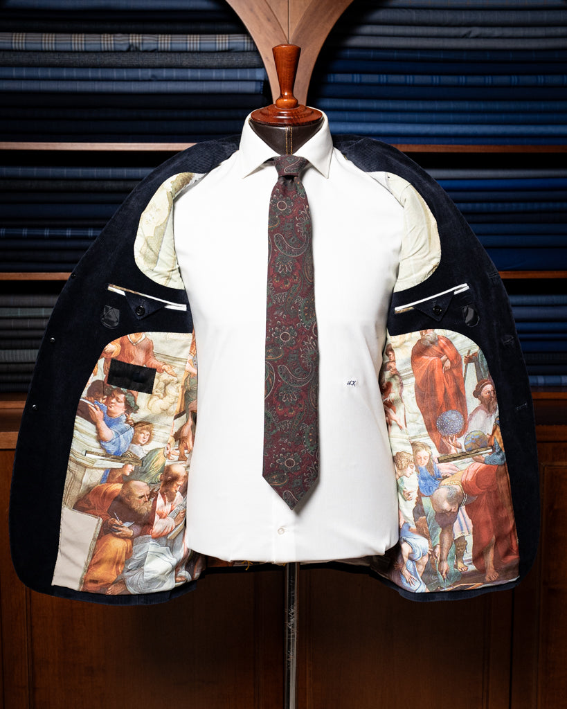 Corduroy Denim Suit