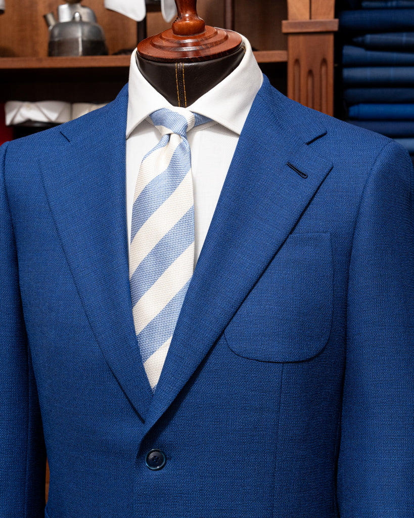 Blazer Giotto Hopsack Blu Chiaro