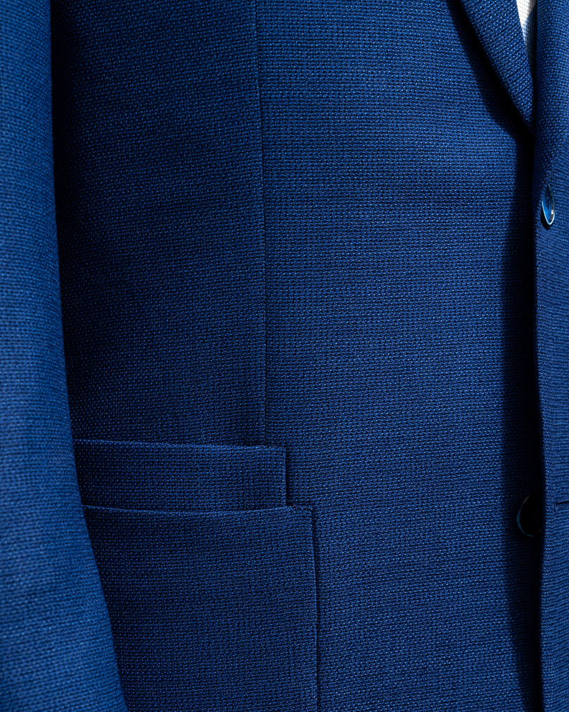 Blazer Giotto Hopsack Blu Chiaro