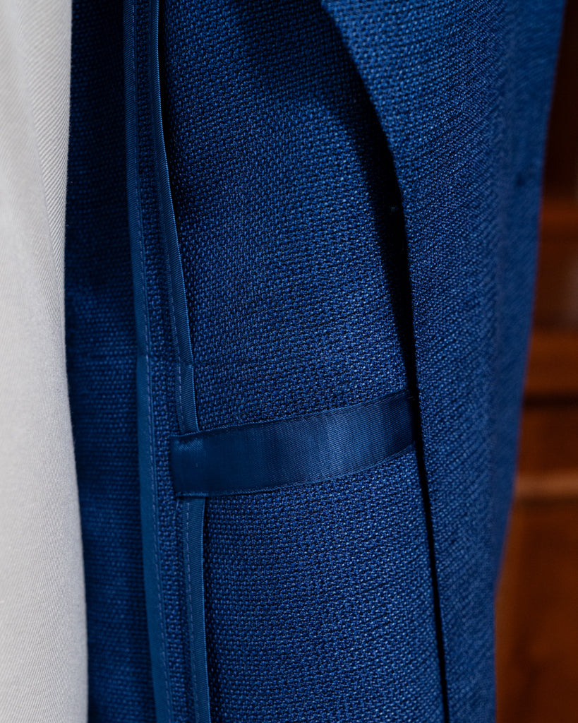 Blazer Giotto Hopsack Blu Chiaro