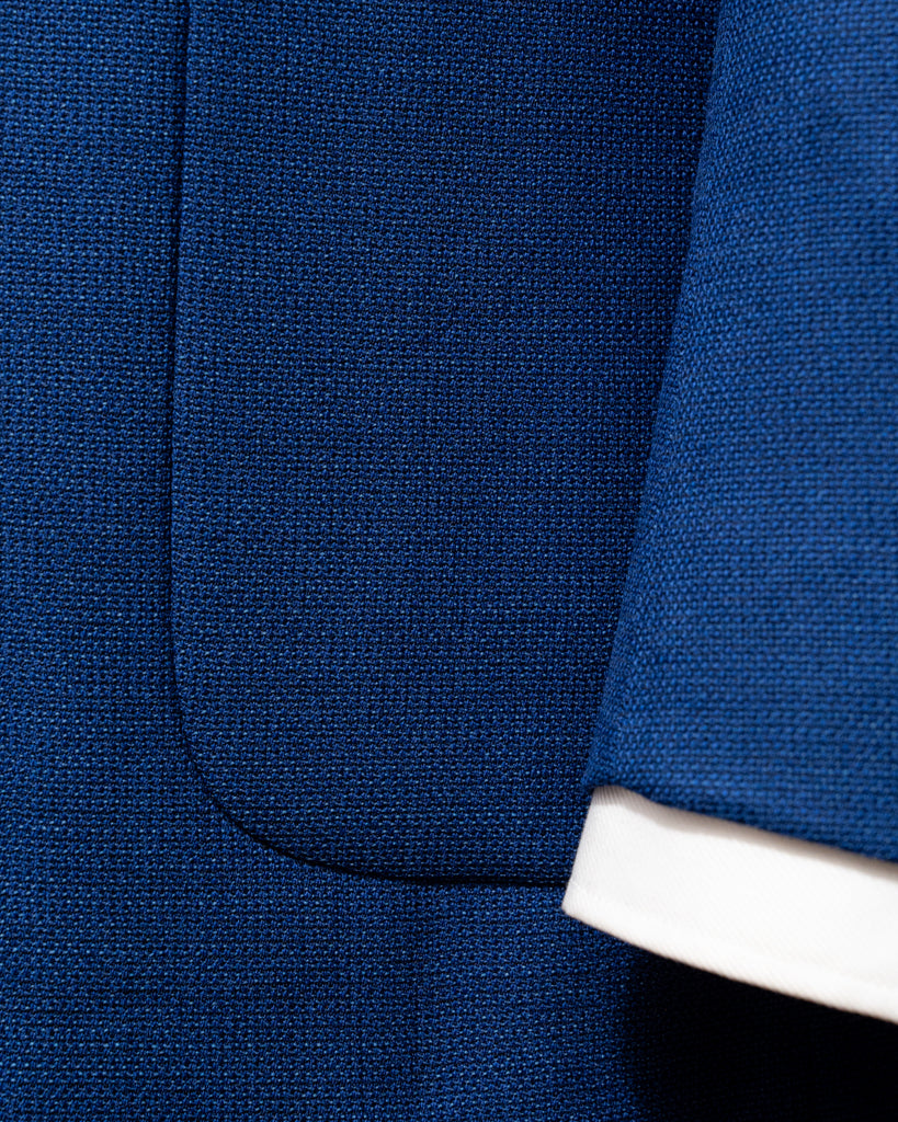 Blazer Giotto Hopsack Blu Chiaro