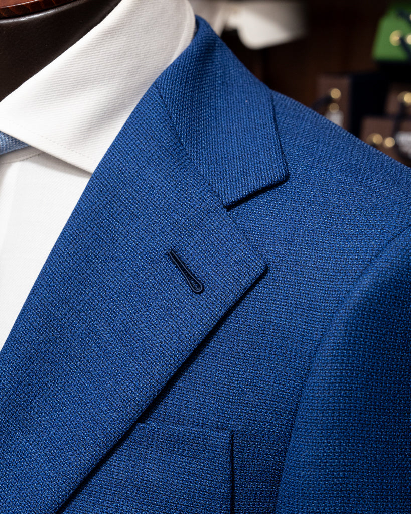 Blazer Giotto Hopsack Blu Chiaro