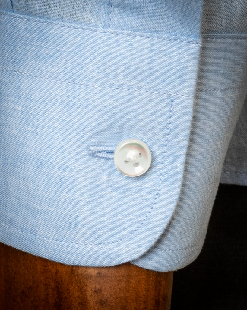 Avio Blue Button-Down Shirt