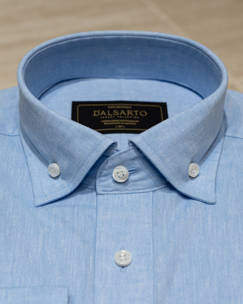 Avio Blue Button-Down Shirt