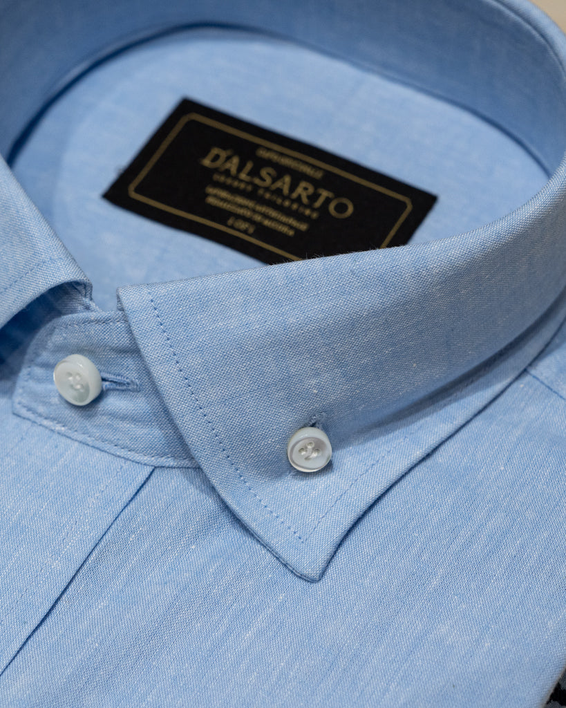 Avio Blue Button-Down Shirt