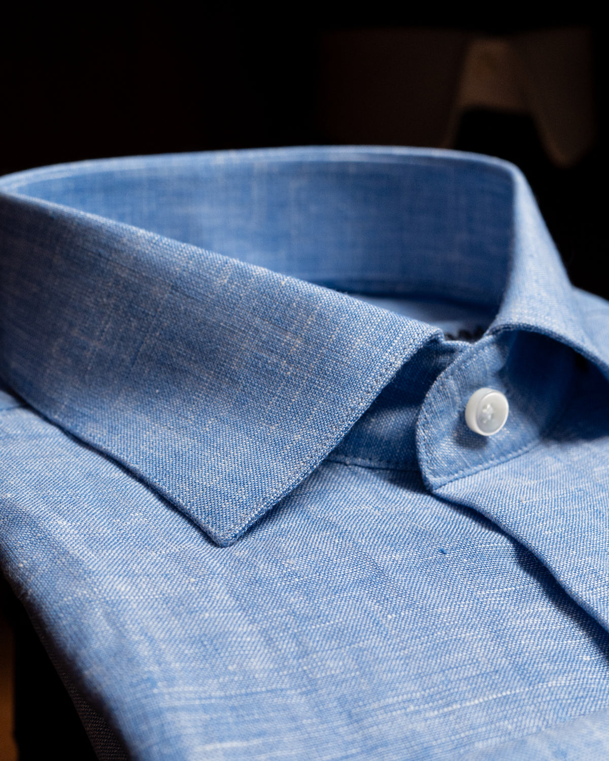 Blue Linen Shirt