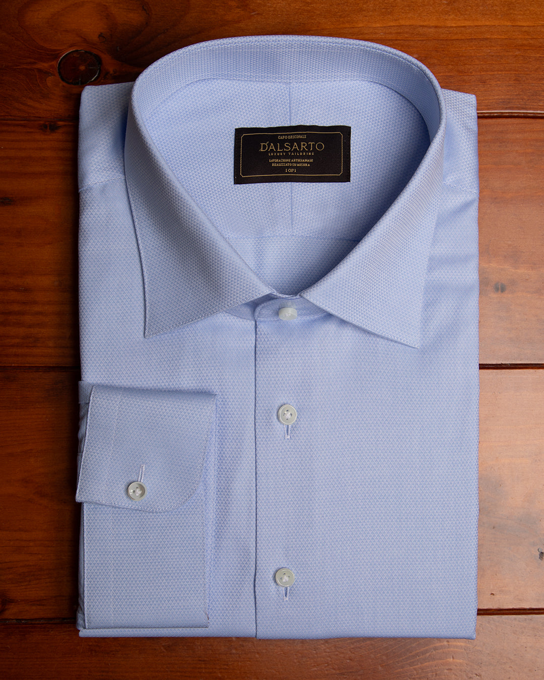 Camicia Azzurra Piquet